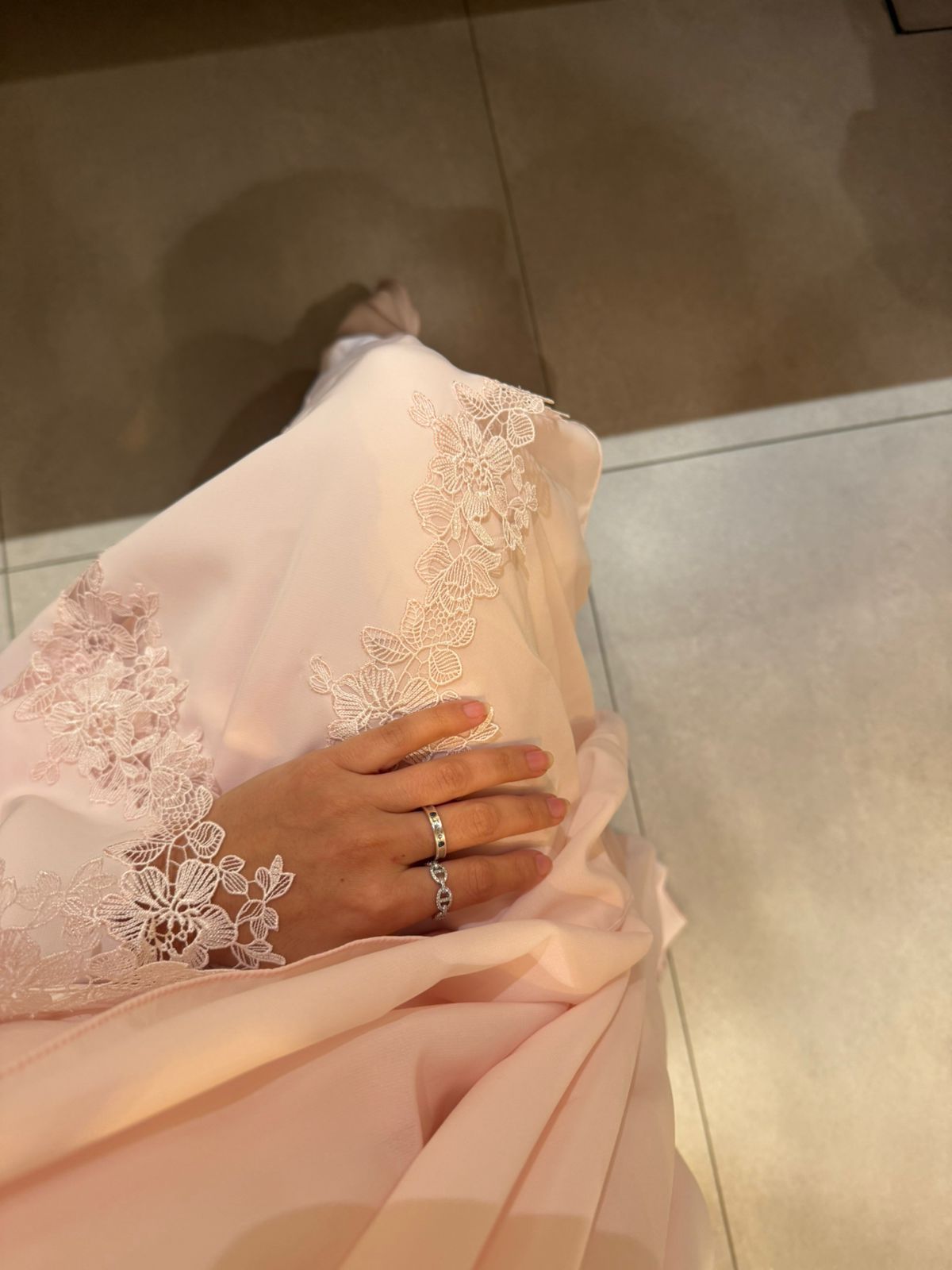 Pink lace